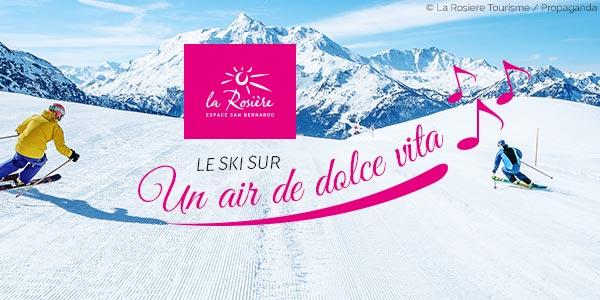 La Rosière, le ski sur un air de dolce vita