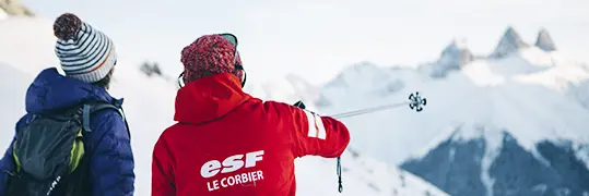 instructeur de cours de ski esf