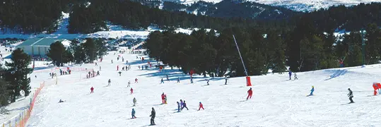 descente des pistes de ski