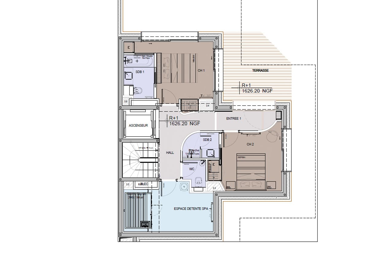 Chalet Méribel, 7 pièces, 15 personnes - Méribel Centre 1600 