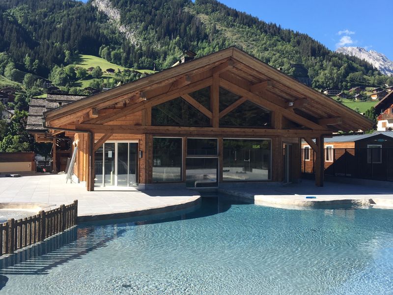 Appartement spacieux avec piscine, cheminée, proches des commodités FR-1-467-130 - Le Grand Bornand