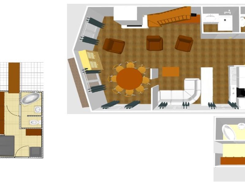 Charmant duplex avec cheminée, parking et WiFi à Val-d'Isère FR-1-694-368 - Val d’Isère Centre