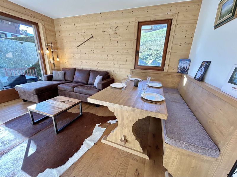 Appartement 2 pièces avec cabine, terrasse sud, proche télécabine Jaillet, parking, Wi-Fi FR-1-597-184 - Megève