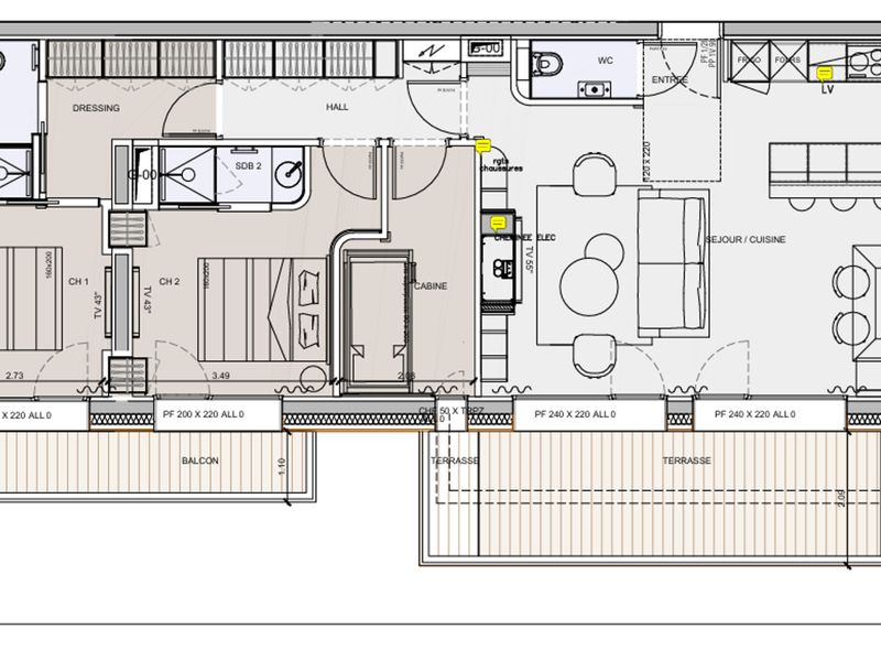 Location à Méribel : charmant appartement en location saisonnière FR-1-613-122 - Méribel Centre 1600 