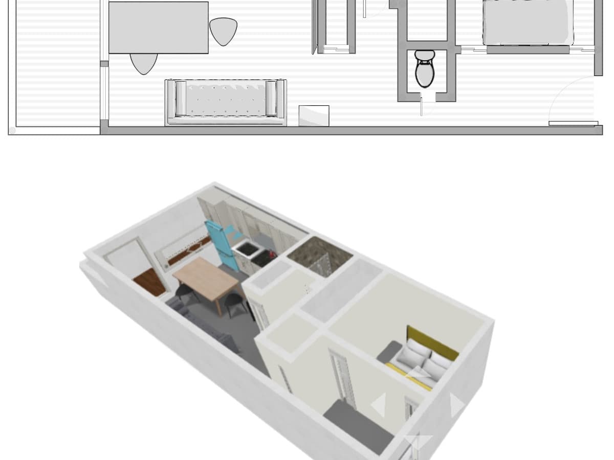 Studio Val-d'Isère, 1 pièce, 4 personnes - Val d’Isère Centre