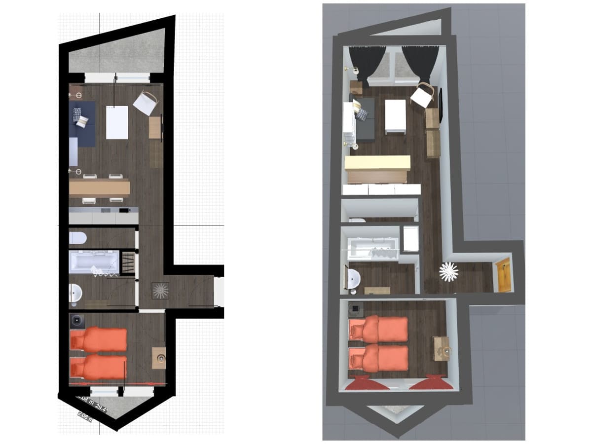 Appartement Val-d'Isère, 2 pièces, 4 personnes - Val d’Isère La Daille