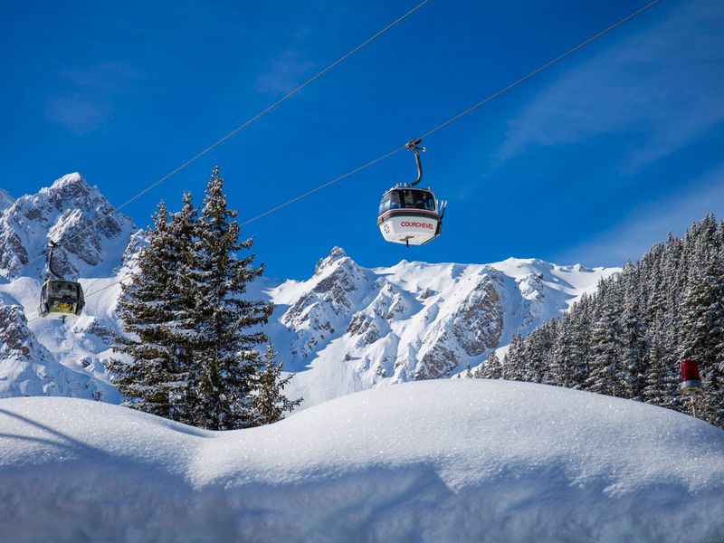 Studio pour 2 avec skis aux pieds et parking à Courchevel 1850 FR-1-575-175 - Courchevel 1850