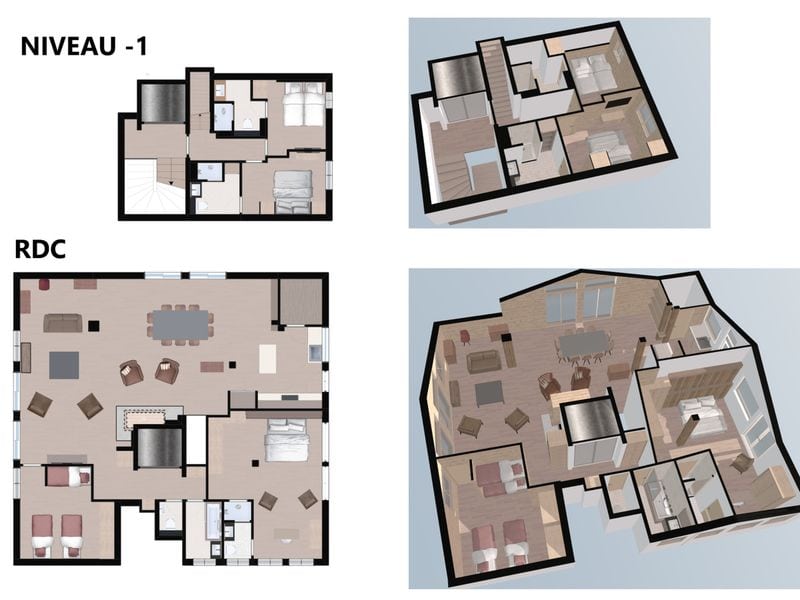 Duplex luxueux avec sauna, cheminée et parking à Val-d'Isère FR-1-694-334 - Val d’Isère Centre