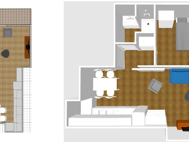 Cocon intime avec WiFi, garage, et accès direct aux pistes dans résidence neuve à Val d'Isère FR-1-6 - Val d’Isère Le Châtelard