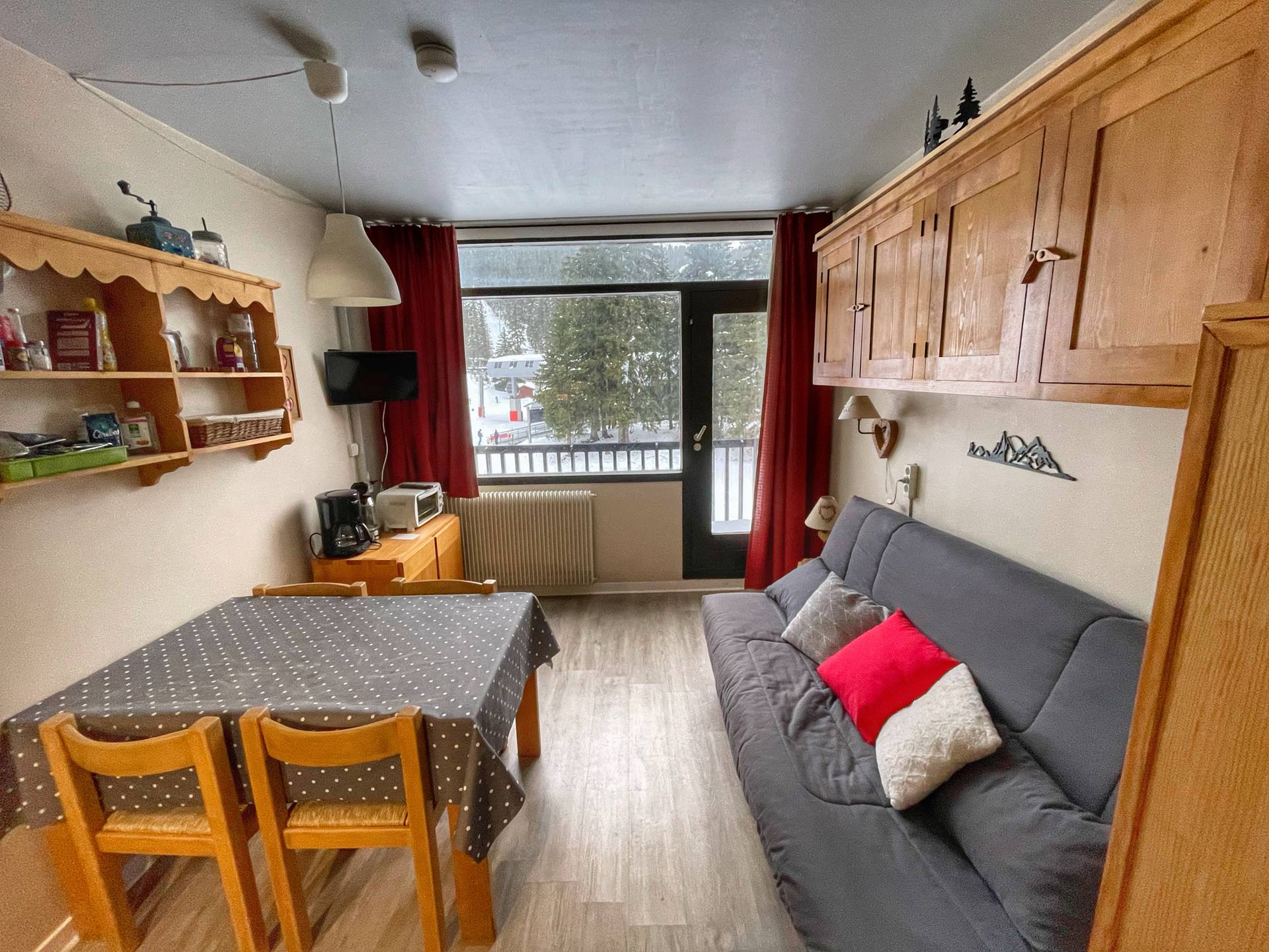 Studio 4 personnes - Appartements ANTARES - Flaine Front de Neige 1500