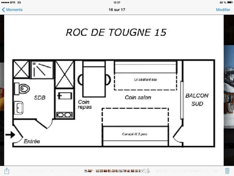 2 pièces + coin montagne 6 personnes Charme - Appartement Roc de tougne - Méribel Mottaret 1850