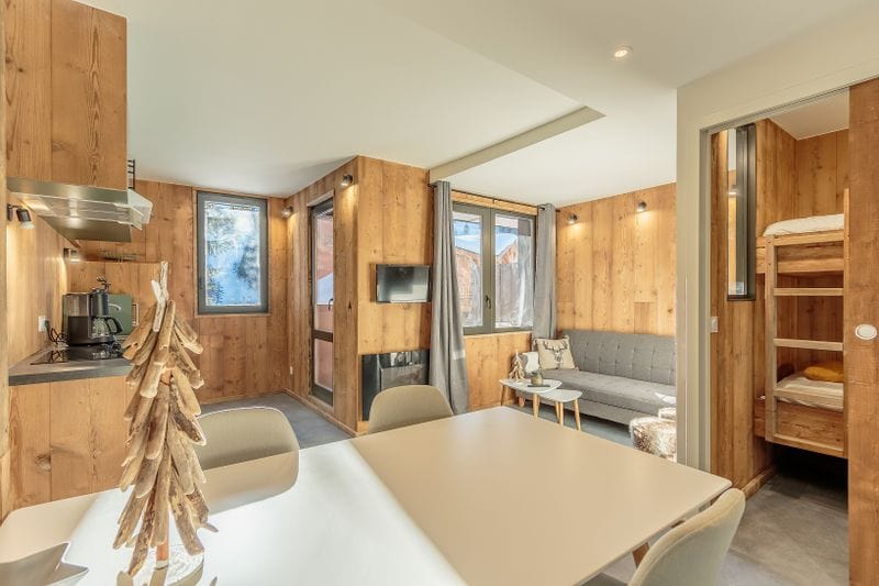 2 pièces + cabine 6 personnes Charme - Appartement Eperviere - Plagne 1800