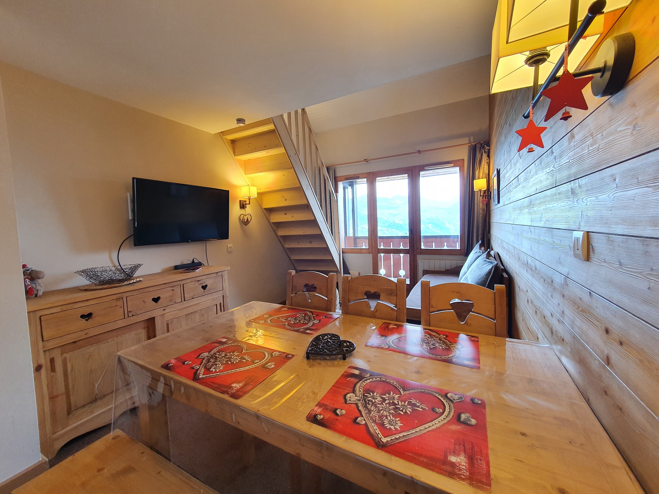 5 pièces 8 personnes Charme - Appartement La marelle - Plagne - Les Coches