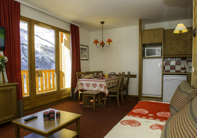 2 Pièces 4/5 Personnes - Résidence Goelia Les Chalets de Valoria 3* - Valloire