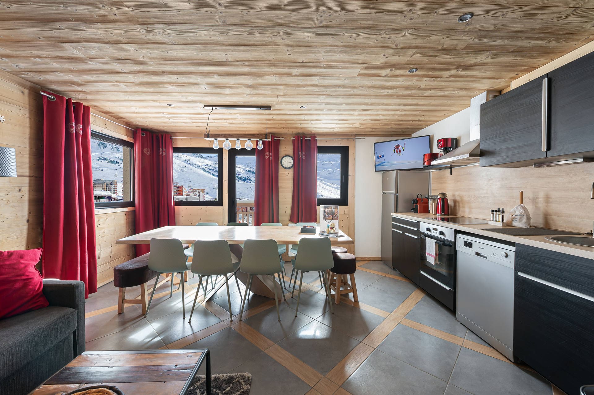 7 pièces 12 personnes - Appartements VANOISE B - Val Thorens