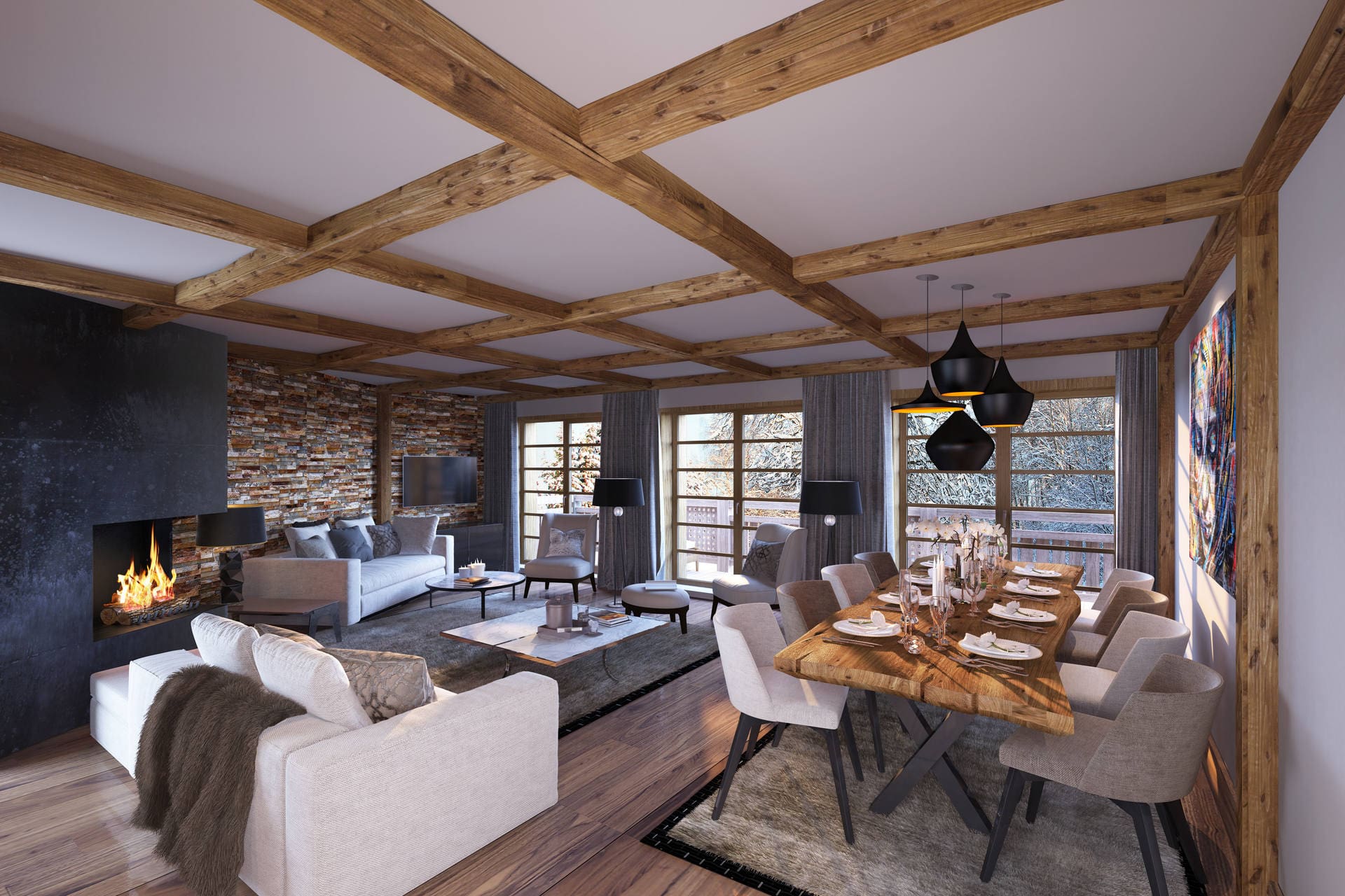 4 pièces 8 personnes - Appartements MASCARA - Courchevel 1850