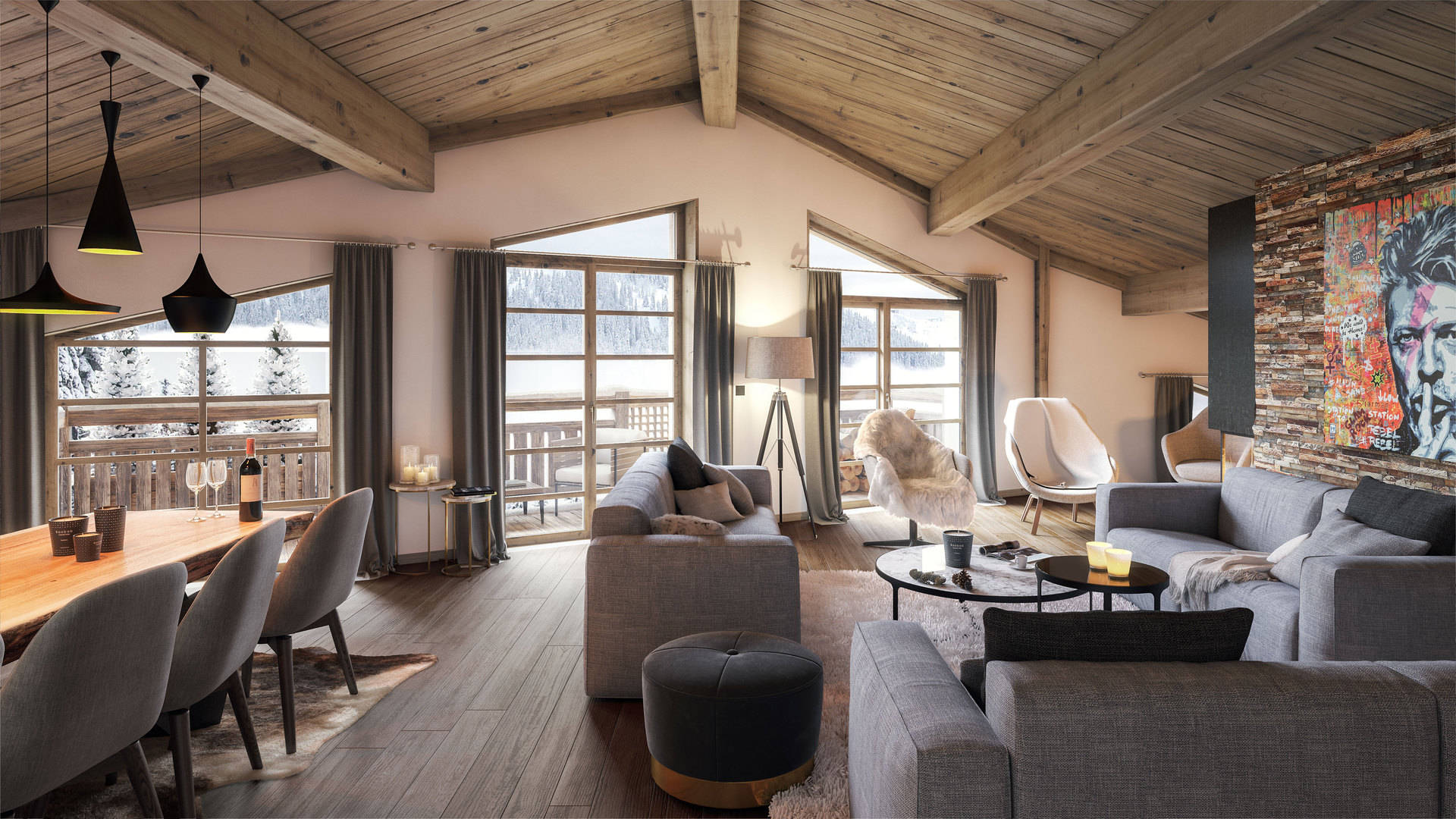 4 pièces 8 personnes - Appartements MASCARA - Courchevel 1850