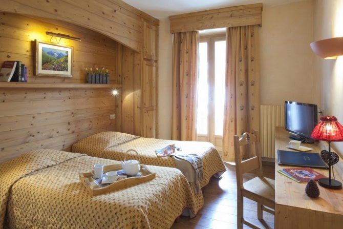 Chambre 2 personnes Supérieure sans balcon B - Grand Hôtel ~ de Valloire et du Galibier 3* - Valloire