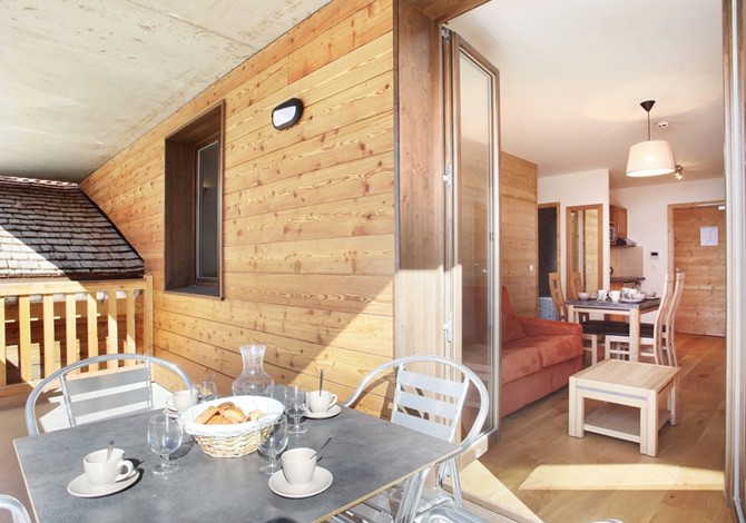 Studio coin nuit 4 personnes - Résidence Prestige Odalys Mendi Alde 4* - La Clusaz