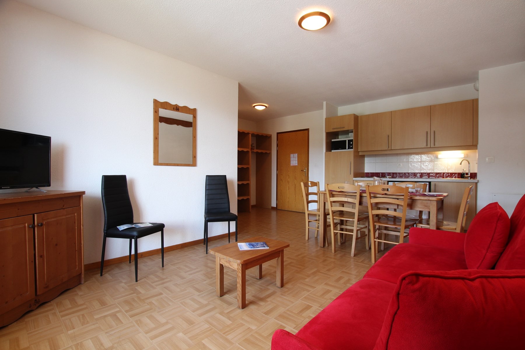 appt 2 pièces cabine 6 personnes - Appartement Les Gentianes Abcd PSV520-C36 - Puy Saint Vincent