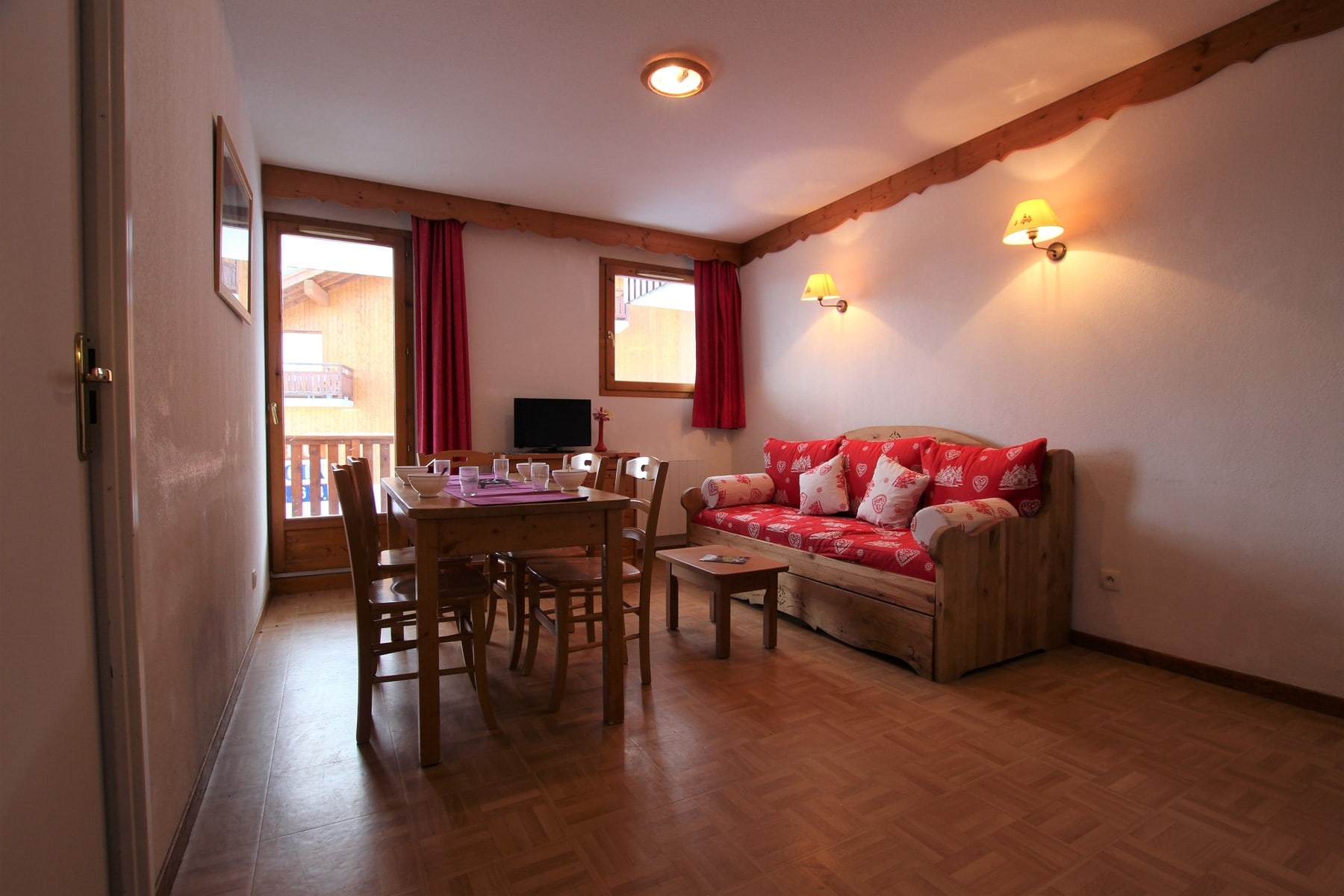 appt 2 pièces cabine 6 personnes - Appartement Les Gentianes Abcd PSV520-D13 - Puy Saint Vincent