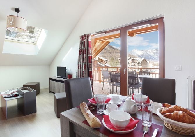 2 Pièces 4 personnes - Résidence Odalys Aquisana 3* - Serre Chevalier 1400 - Villeneuve