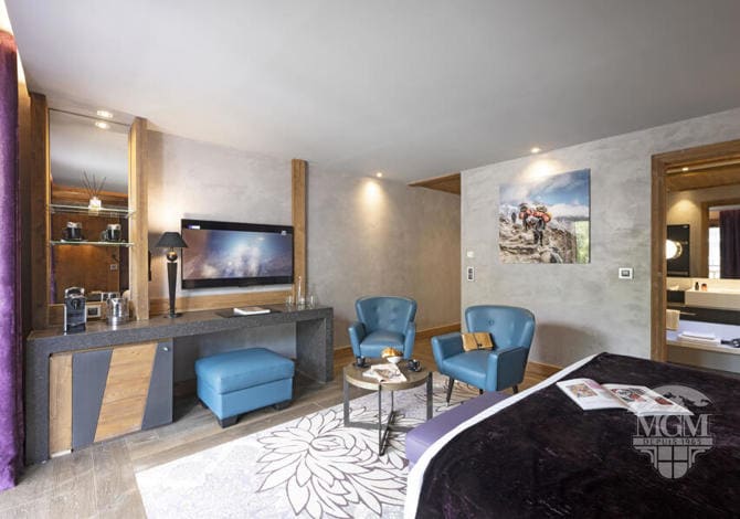 Chambre Deluxe 2 Personnes - MGM Hôtels & Résidences – Les Suites d'Alexane - Samoëns