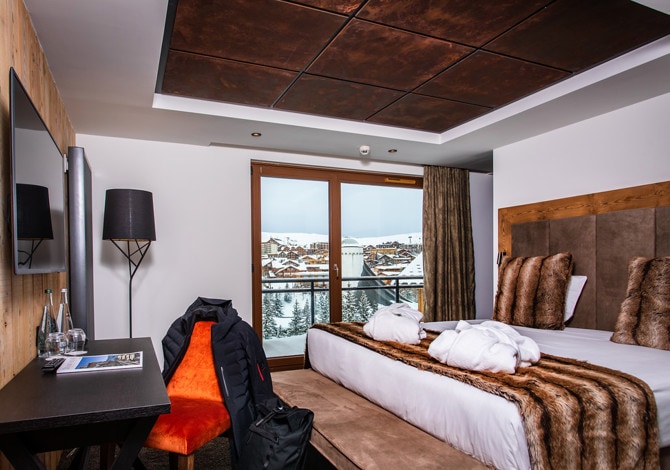 Chambre Club 2 Adultes en demi-pension - Hôtel Daria-I Nor 5* - Alpe d'Huez