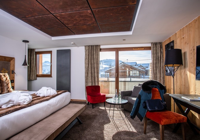 Chambre Supérieure 3 Personnes avec petit-déjeuner - Hôtel Daria-I Nor 5* - Alpe d'Huez