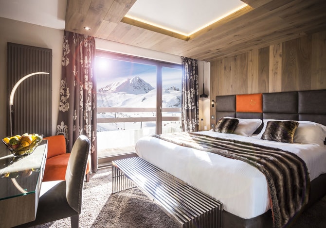 Chambre Classique 2 Adultes avec petit-déjeuner - Hôtel Taj-I Mah 5* - Les Arcs 2000