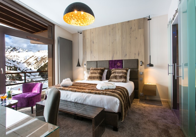 Chambre Club 2 Adultes en demi-pension - Hôtel Taj-I Mah 5* - Les Arcs 2000