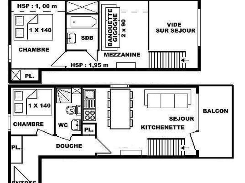 Appartement cosy aux Saisies, 3 pièces pour 6 personnes FR-1-594-327 - Les Saisies