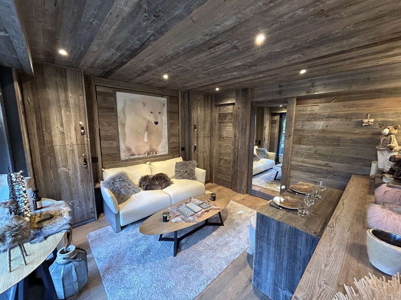 Appartement Megève, 1 pièce, 2 personnes - Studio avec terrasse, Wi-Fi et garage à Megève FR-1-597-183 - Megève