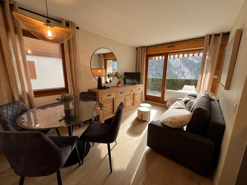 Appartement La Clusaz, 2 pièces, 2 personnes - T2 design et cosy à La Clusaz avec terrasse sud et garage privé FR-1-459-235 - La Clusaz