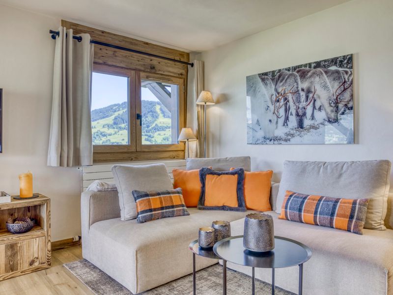 Appartement Megève, 3 pièces, 4 personnes - Charmant appartement 2 chambres à Megève avec terrasse, cheminée et Wi-Fi FR-1-453-320 - Megève