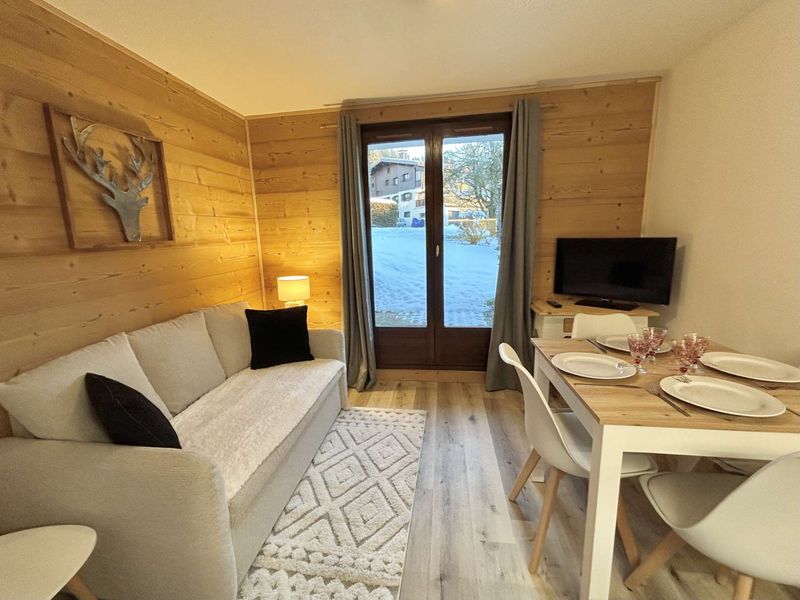 Appartement cosy avec jardin et parking à Demi-Quartier FR-1-597-186 - Megève