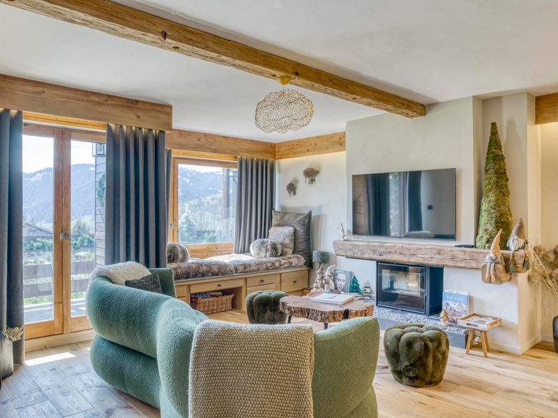 Appartement Megève, 3 pièces, 4 personnes - Appartement 3 pièces avec balcon, cheminée et parking – À 400m des pistes et du golf, Megève Mont d'Arbois FR-1-453-254 - Megève