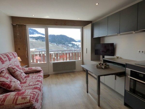 Appartement 1 Pièce(s) 4 personnes - Coup de Coeur : Studio entièrement rénové avec vue panoramique - Le Grand Bornand