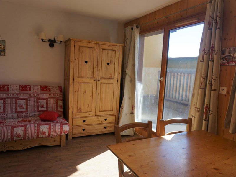 Studio Orcières Merlette, 1 pièce, 2 personnes - Studio cosy pour 2 avec parking, balcon, piscine à Orcières, sur les pistes! FR-1-636-58 - Orcières Merlette 1850