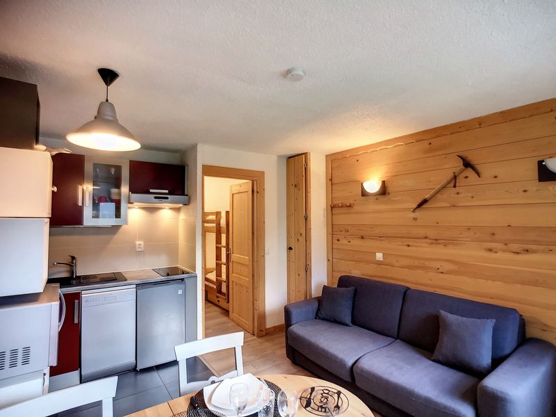 Studio Les Menuires, 1 pièce, 4 personnes - Studio rénové 4 pers, ski aux pieds, Les Menuires - 21m², 2 Flocons Or, Accès direct pistes. FR-1-178-364 - Les Menuires Reberty 1850