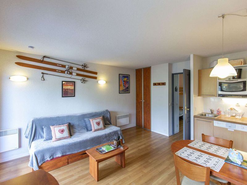 Studio La Mongie, 1 pièce, 4 personnes - Studio cabine 4 pers avec terrasse, piscine couverte et salle de fitness, proche pistes et remontées - La Mongie