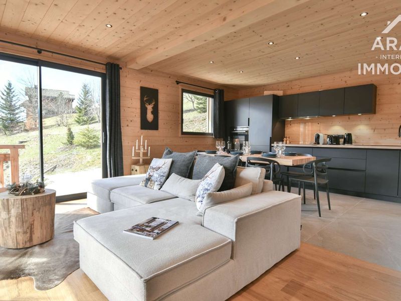 Chalet Le Grand-Bornand, 3 pièces, 8 personnes - Chalet Mitoyen Luxueux 8 Pers, 3 Chambres Confortables pour une Escapade Alpestre Inoubliable FR-1-391-168 - Le Grand Bornand