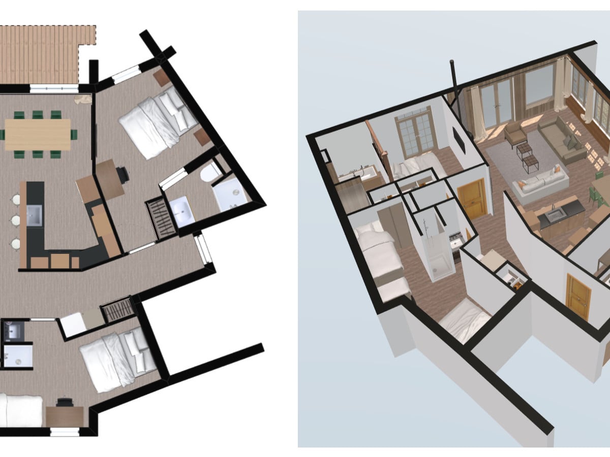 Appartement Val-d'Isère, 4 pièces, 8 personnes - Val d’Isère Le Châtelard