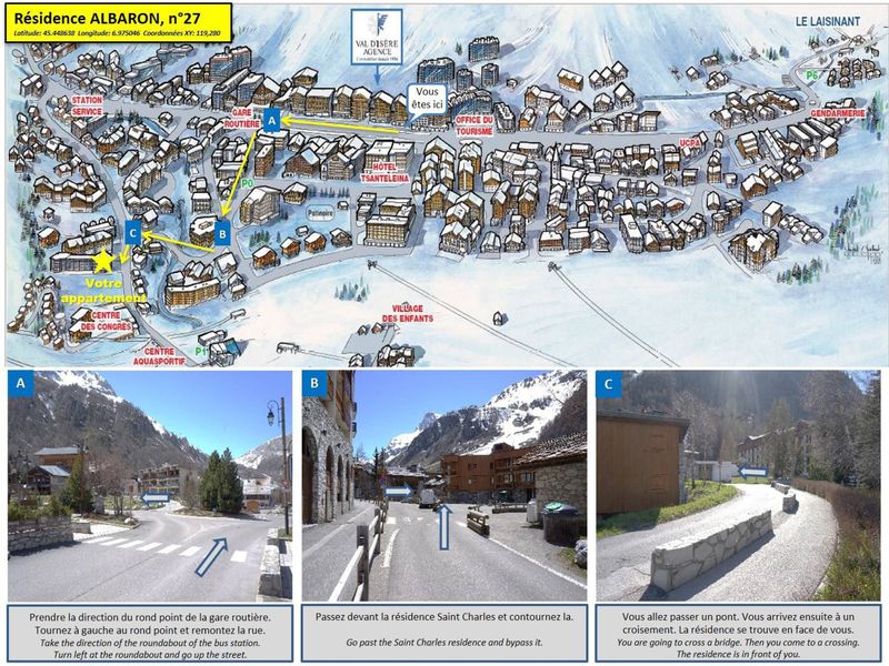 Studio lumineux proche pistes, centre et comprenant Wifi FR-1-694-152 - Val d’Isère Centre