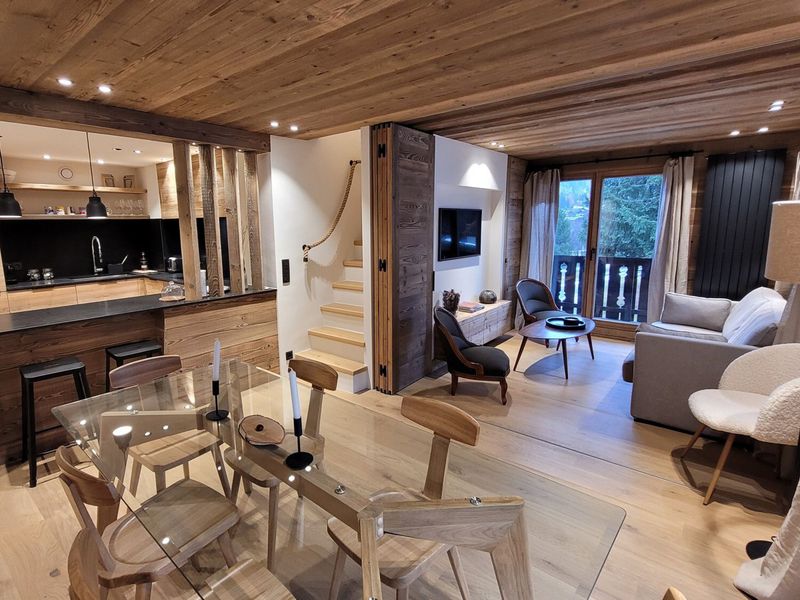 Appartement Megève, 3 pièces, 6 personnes - Appartement rénové 2 chambres, skis aux pieds, proche Mont d'Arbois, pour 6 personnes FR-1-453-301 - Megève