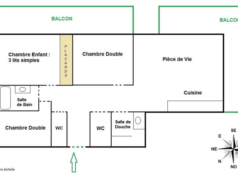 Appartement rénové aux Gets avec parking et vue sur pistes, jusqu'à 8 pers. FR-1-598-124 - Les Gets