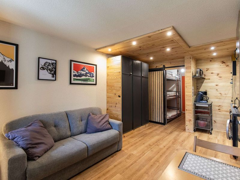 Studio La Mongie, 1 pièce, 4 personnes - Studio rénové, expo sud, montagne, loggia, 4 pers., ski 400m, parking ski, WiFi op., non-fumeur FR-1 - La Mongie