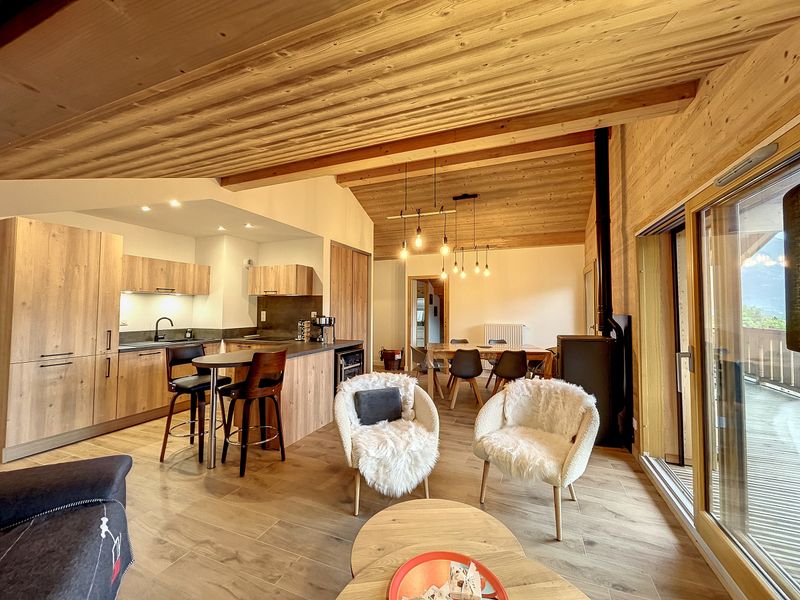 Appartement Combloux, 4 pièces, 6 personnes - Appartement neuf avec vue Mont Blanc, parking et wifi à Combloux FR-1-560-113 - Combloux