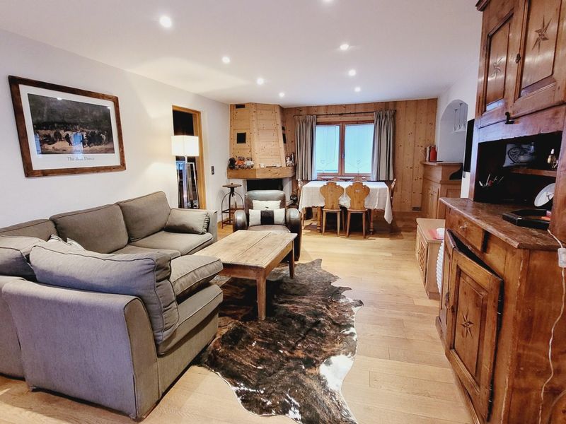 Appartement Megève, 4 pièces, 6 personnes - Appartement au cœur de Megève avec terrasse, cheminée, 3 chambres, wifi et linge inclus FR-1-453-311 - Megève