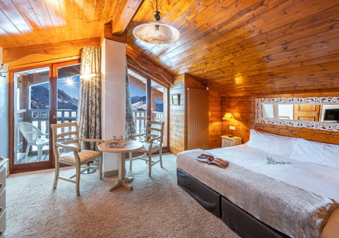 Suite Junior Mezzanine 4 Personnes avec petit-déjeuner - Hôtel Les Campanules 4* - Tignes 2100 Le Lac